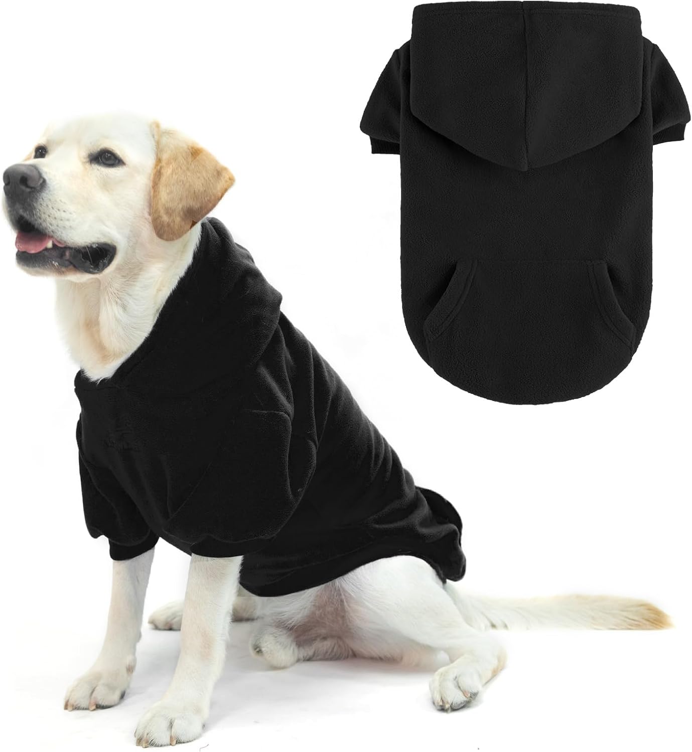EXPAWLORER Basic Dog HoodieFall Dog Sweater for Large