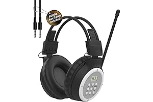 Personal Portable Radio Headset with AM/FM Radio