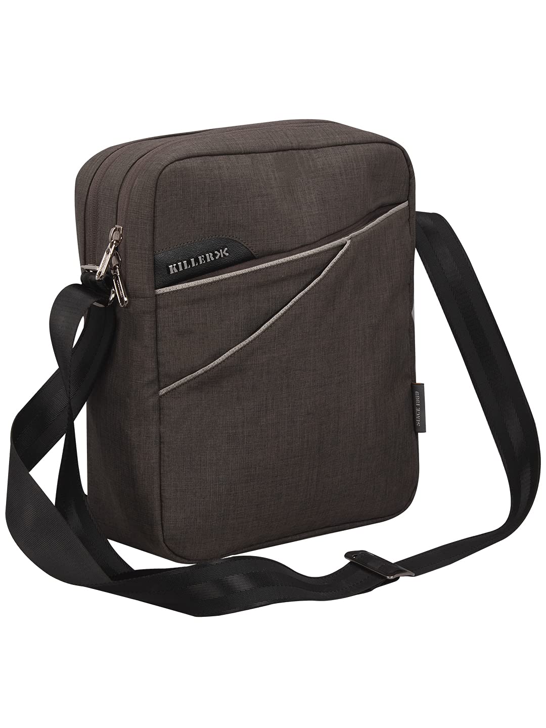 Adelaide Stylish Travel Sling Bag Water Resistance Polyester Bag with Multiple Prockets and Padded section for iPad/Tablet-image-19