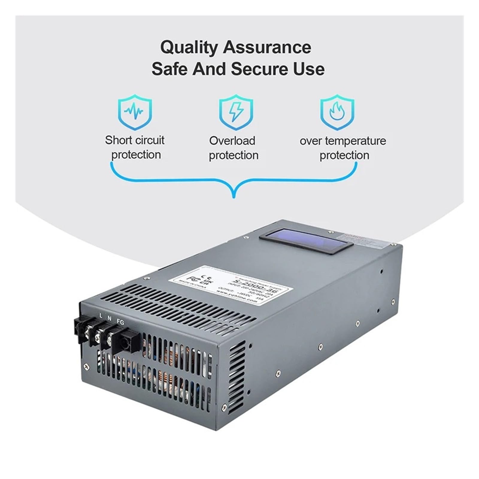Convertisseur AC-DC d'alimentation à découpage DC 1,5 kW 2 kW