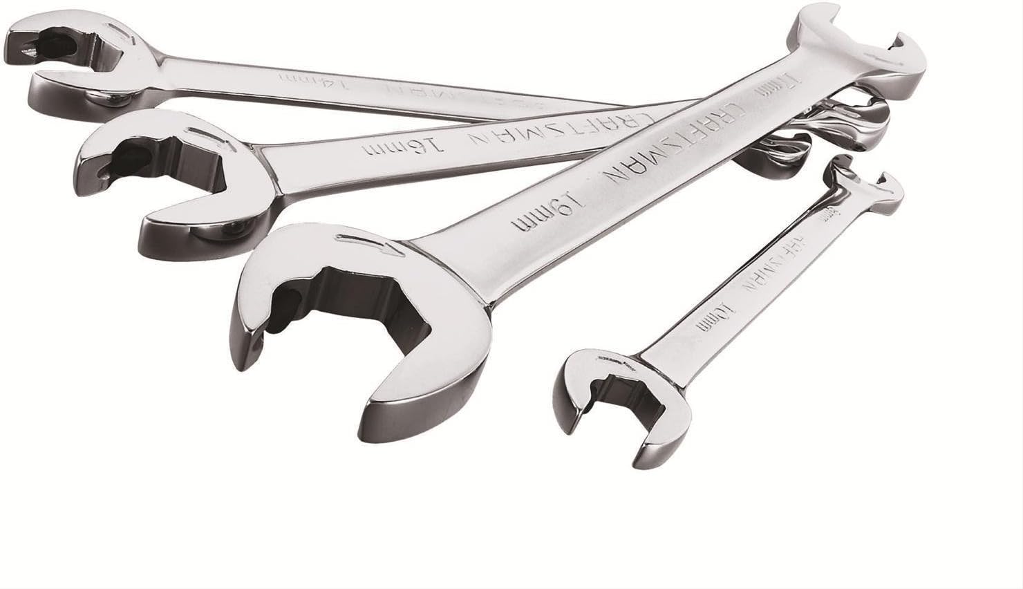 Craftsman 4PC. Metric Open End Ratcheting Wrench Set 21937 Amazon