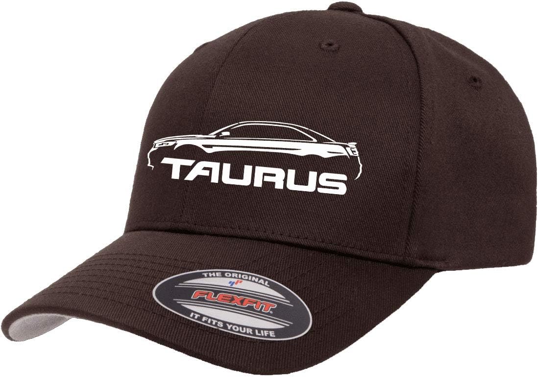 2011-19 Ford Taurus Hardtop Outline Design Athletic Baseball Fitted Hat Cap