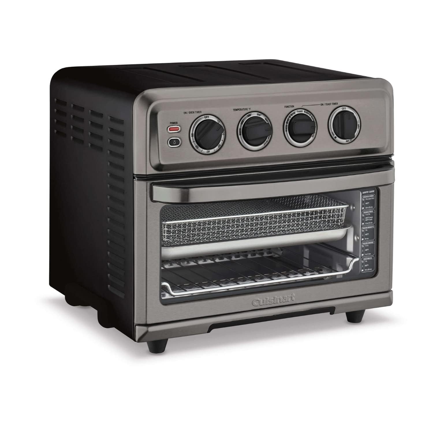 Cuisinart Air Fryer + Convection Toaster Oven, 8-1 Oven with Bake, Grill, Broil & Warm Options, Stainless Steel, TOA-70 (Navy Blue) view 3