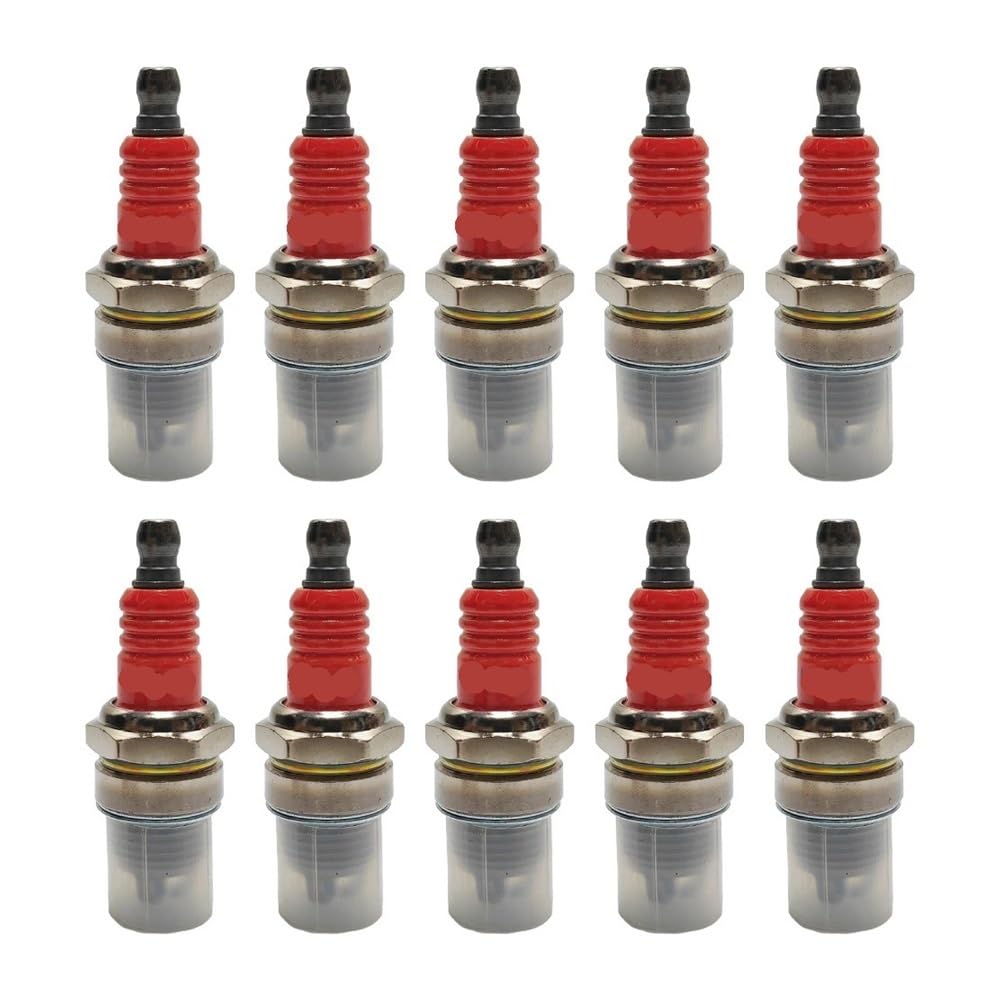 10 Uds. Bujía de Tres Lados L7TJC Apta for Motosierra y desbrozadora Accesorios de Herramientas eléctricas