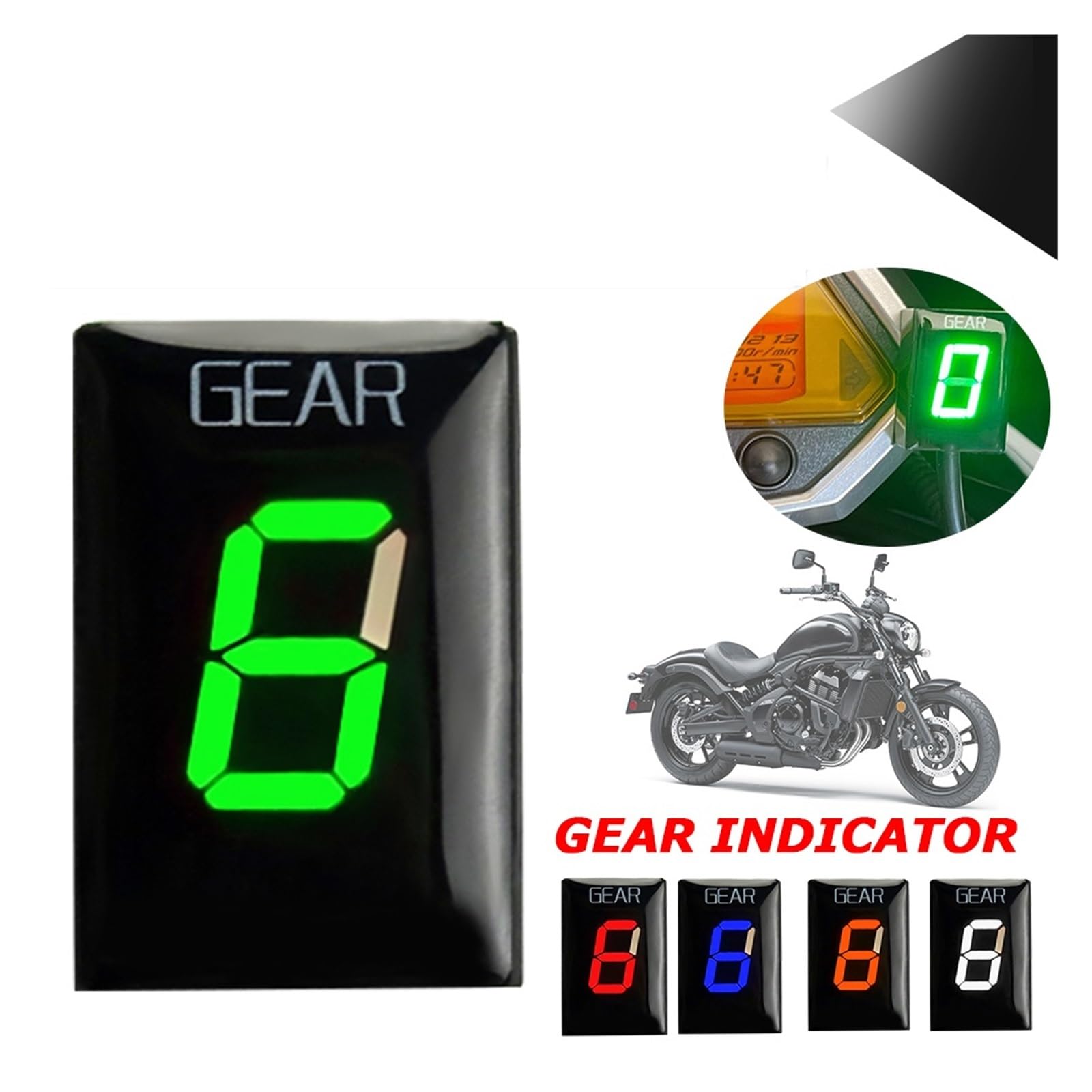 Motocicleta Indicador Engranaje para VU&LCAN S 650 S650 900 VN 2018 Accesorios De Motocicleta Indicador Engranaje Componentes Visualización Velocidad Montaje Directo