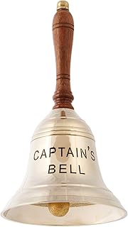 mare-me Messing Tischglocke 21cm, Captains Bell