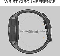 Vista 7 de ANCOOL Compatible con Garmin Instinct 2 Band, correa de silicona suave de repuesto para Garmin Instinct Tide/Esports/Solar/Smartwatches tácticos