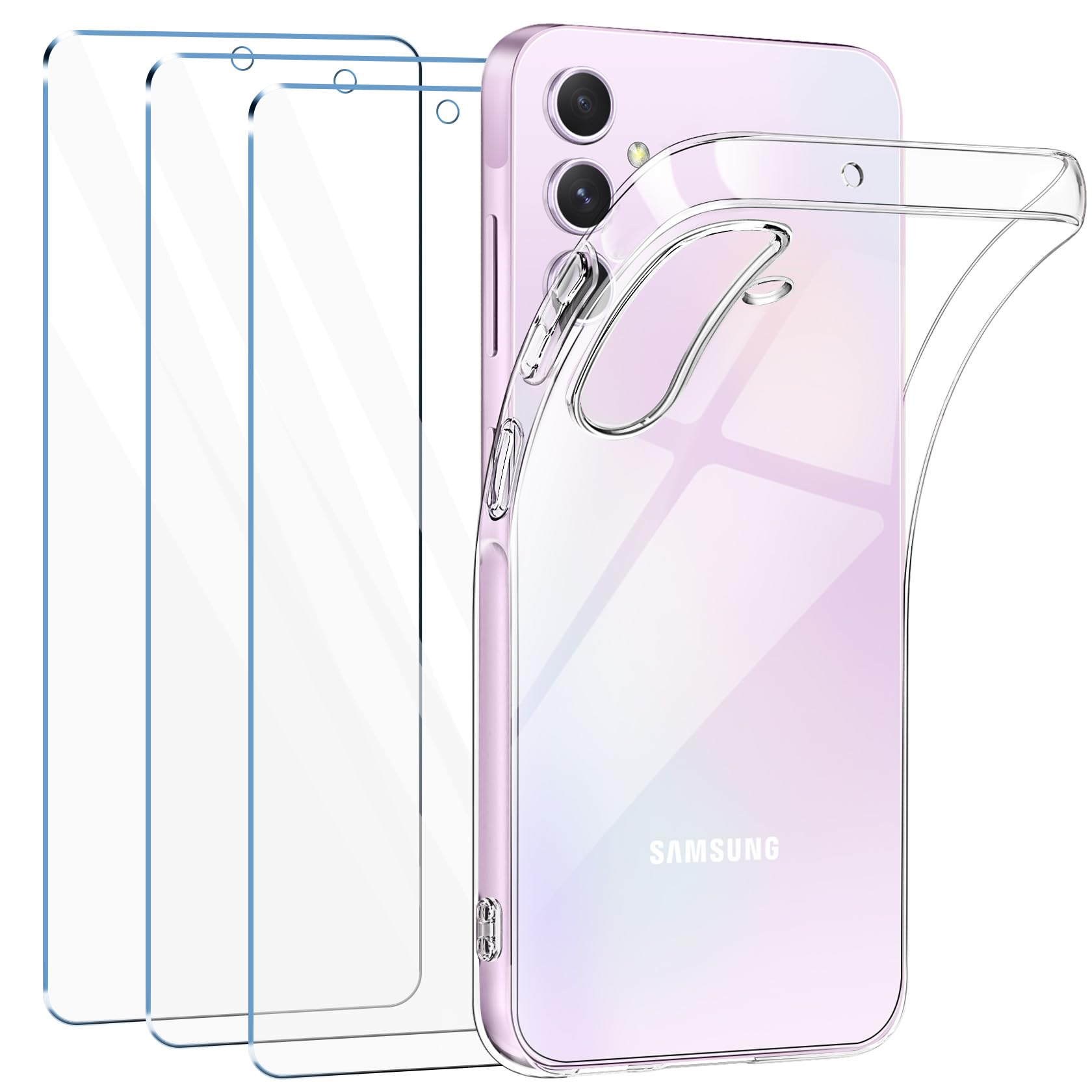 Per GOOGLE PIXEL 7a CUSTODIA SILICONE TRASPARENTE + PELLICOLA - Foto 7