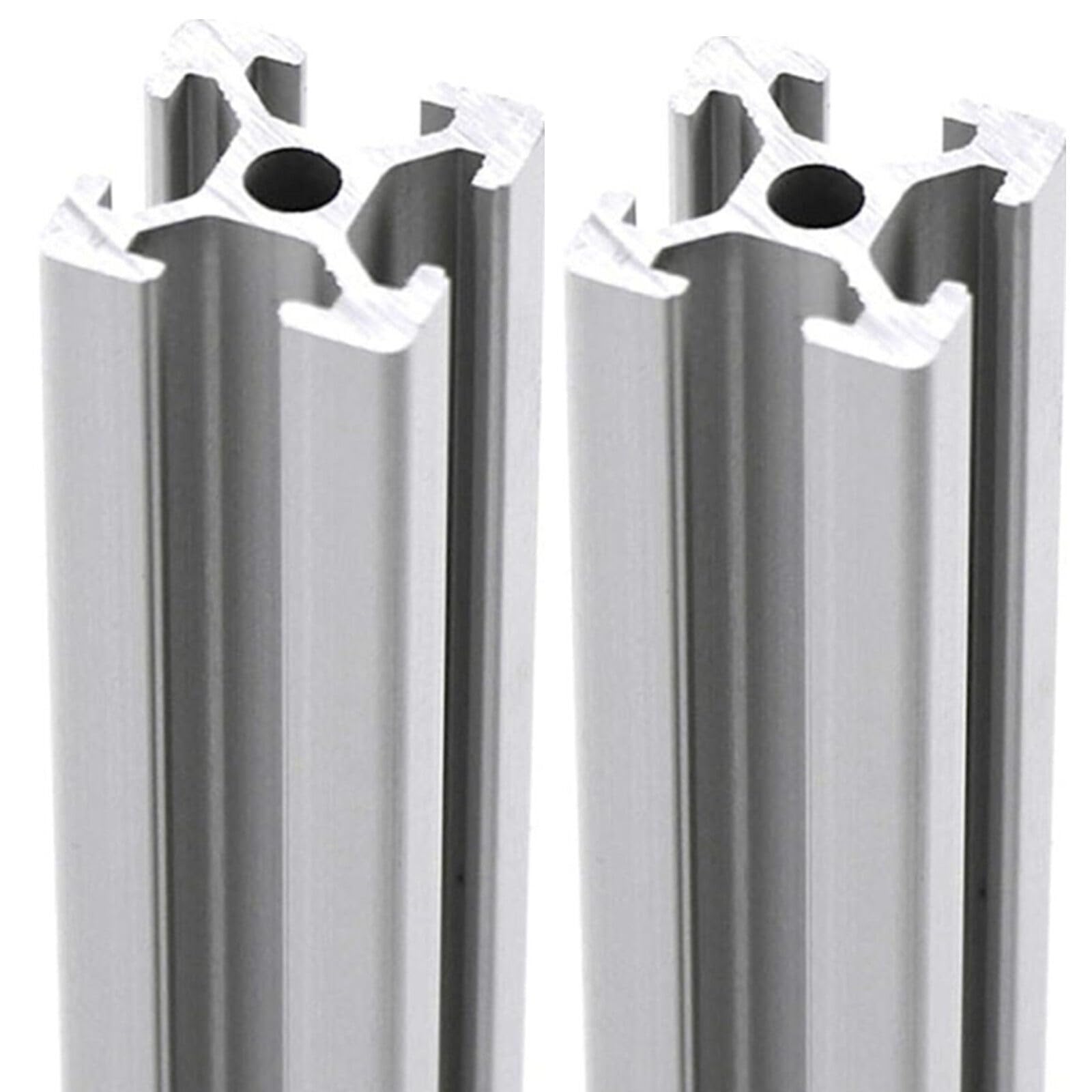 2 Stück Aluprofil 4040 T-Nut 400mm - Schwarzes Aluminiumprofil Für 3D-Drucker Und CNC