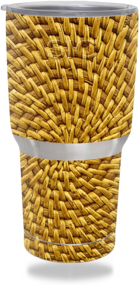 MightySkins Skin Compatible with SIC 30 oz Tumbler (Seriously Ice Cold) wrap Cover Sticker Skins Circle Weave