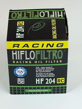 BossBearing Hiflo Oil Filter HF204RC for Triumph Tiger/XC 800 2011 to 2017