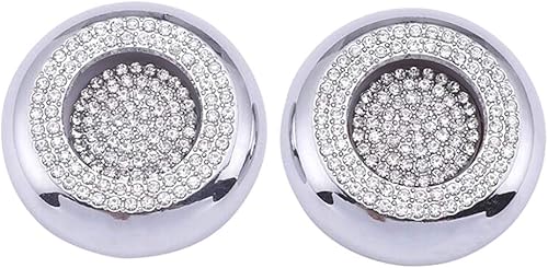 Accesorios brillantes para el interior del automóvil Mercedes-Benz Bling C300 E300 E350 GLC CLS 300 CLS 350 CLS 450 2016-2021 Funda de botón de