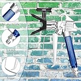 12 Pcs Airless Paint Sprayer Gun with Nozzle Guard 5 Spray Tips and 5 Airless Paint Spray Gun Filter for Airless Spraying Machine Paint Accessories (211,313,415,517,623) - Image 4