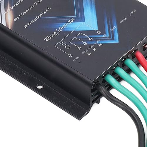 Miniatura 8 de 800W aleación de aluminio IP67 impermeable mini generador de turbina eólica controlador 12V 24V sistema de turbina eólica