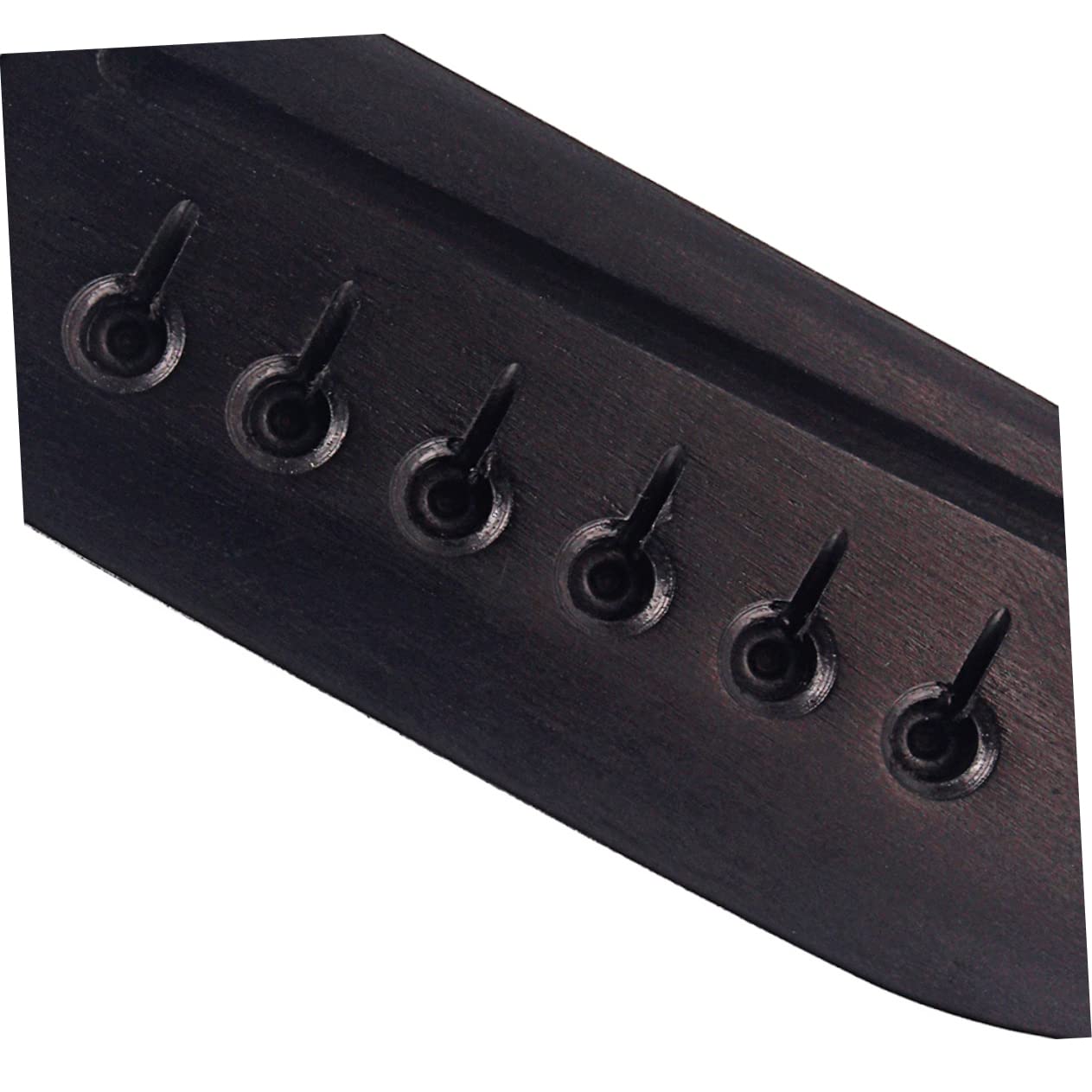 ibasenice 3pezzi Ponte Legno Per Chitarra Acustica Corde Ricambio Ebano Per Basso Installazione Facile e Suono Eccellente Accessorio Musicale Resistente e Duraturo