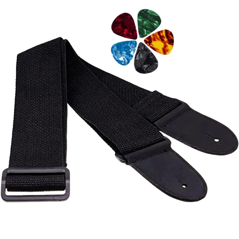 MOCKING BIRD Guitar Strap for Acoustic Adjustable Buckle Electric Guitar Strap Polyester Guitar Belt For Acoustic/Bass/Electric Guitars-picture-30
