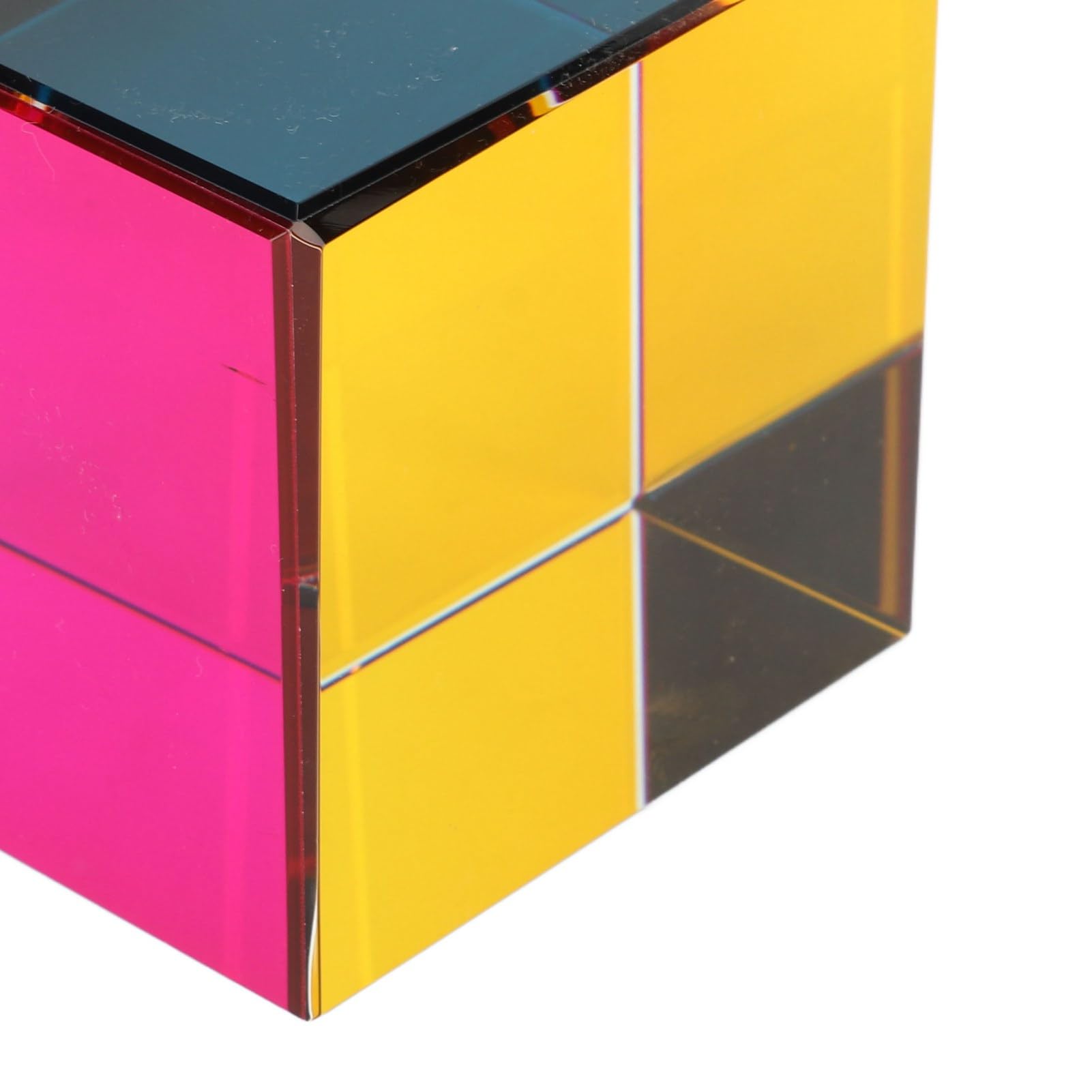 CHICIRIS Prisma de Vidrio óptico de Cubo de Color para Arte de Refracción