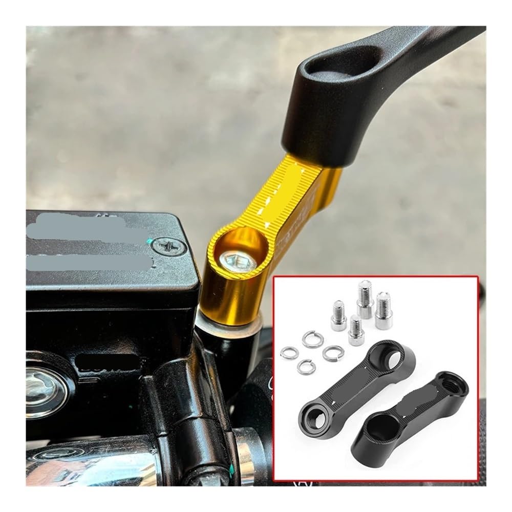 Per XMAX Per X MAX Per X-MAX 125 250 300 400 Per XMAX 300 400 Accessori Per Moto Specchietti Retrovisori Estensione Adattatore Di Estensione Riser Estensione Specchio(White)