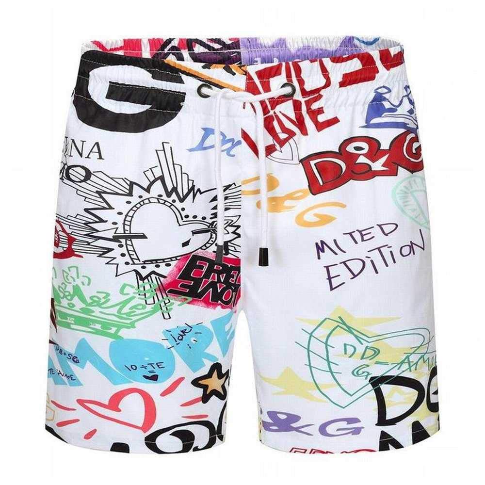 Bañador para hombre, estampado 3D suelto de playa de secado rápido