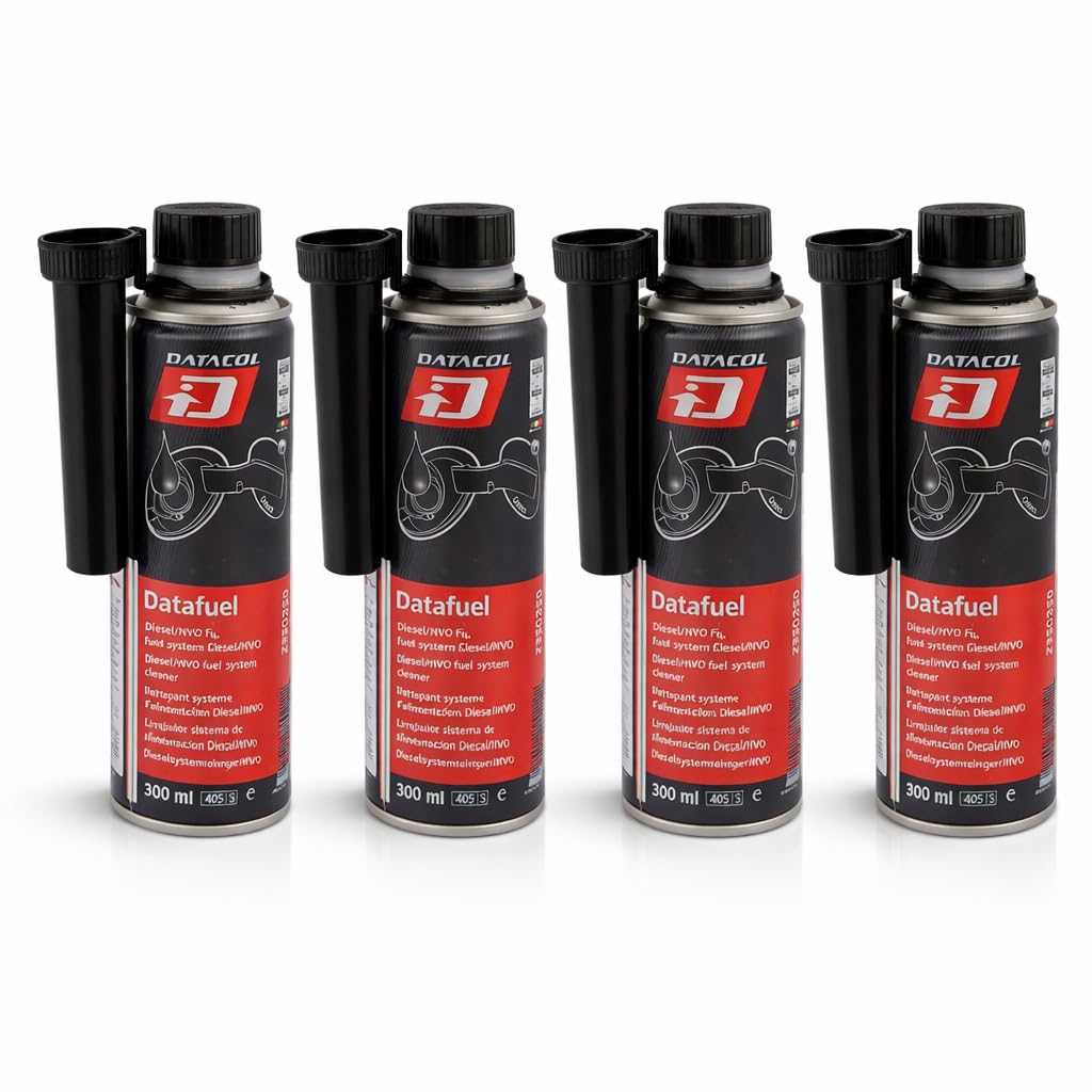 Limpia inyección DATAFUEL, aditivo Profesional para Circuito inyección, desbloquea, desincrusta y lubrica Bombas, inyectores, válvulas de admisión y Descarga y Toda la cámara de combustión, 300ml (2)