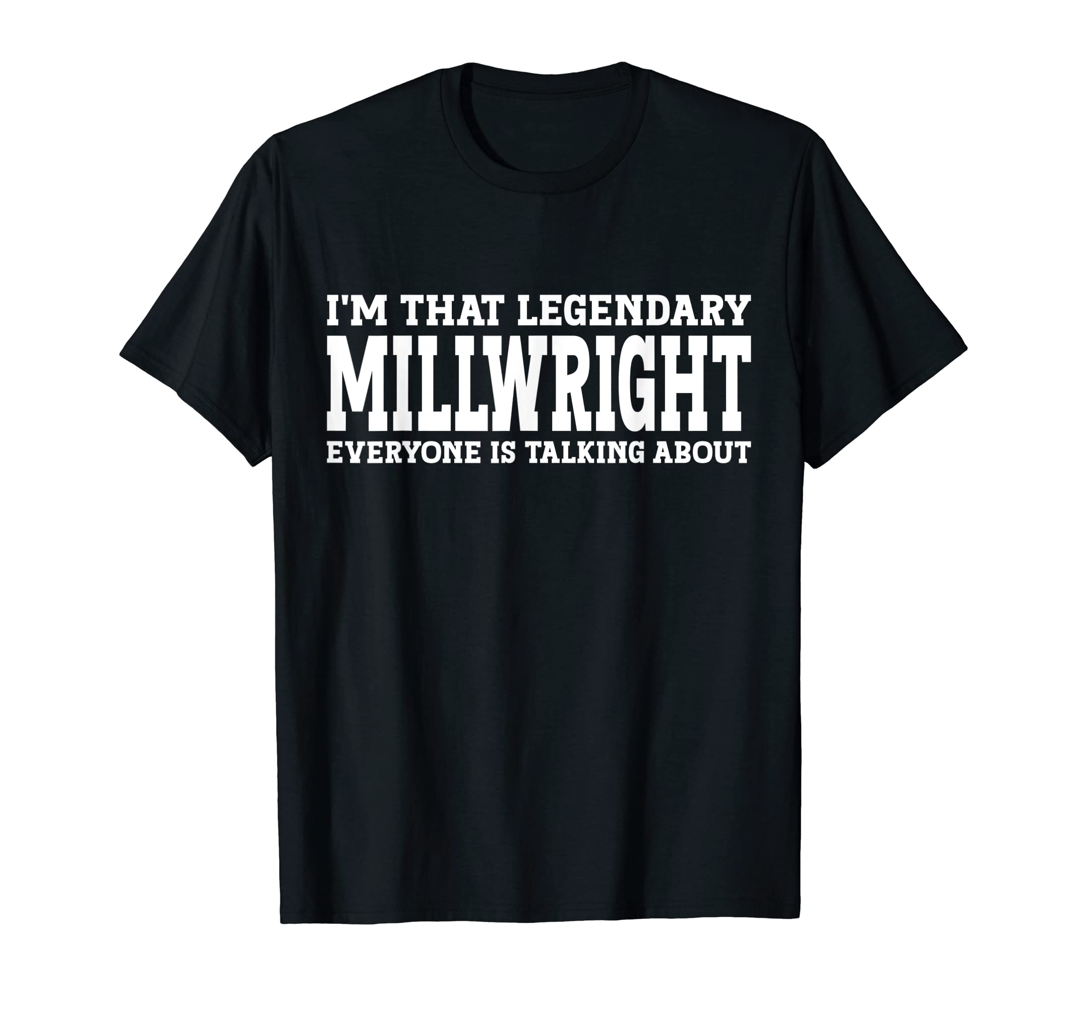 Millwright Job Title Employee Funny Worker Millwright T-Shirt