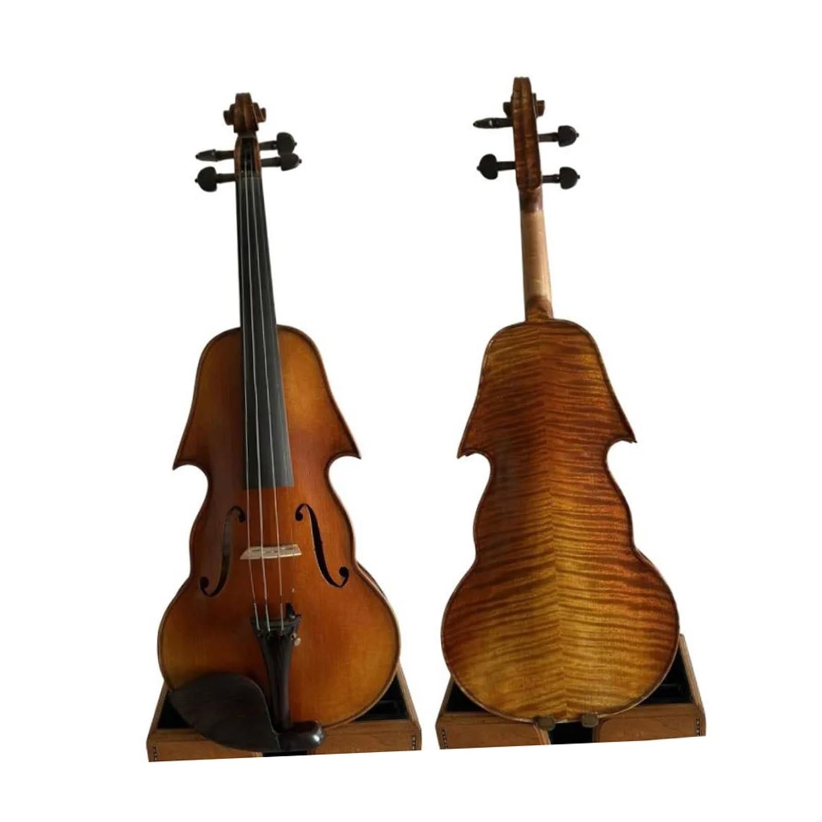 4/4 Skrzypce Klon Płomienisty Tył Świerk Wierzch Ręcznie Robiony Instrument Instrumenty Strunowe Skrzypcowe