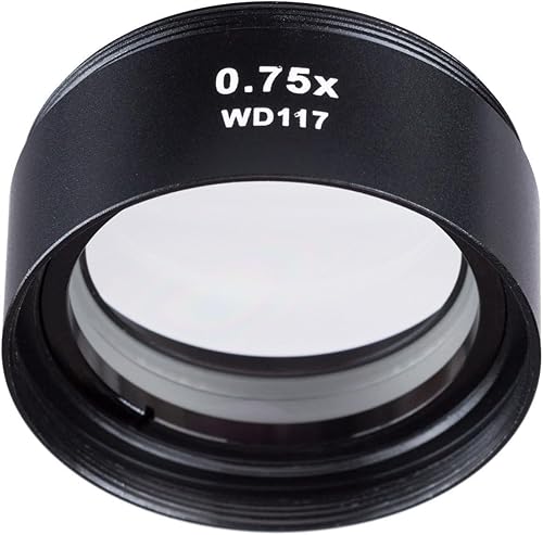 Miniatura 3 de AmScope Lente de Barlow ZM07 0.7X para las cabezas estéreo del microscopio de la serie ZM, montaje del diámetro de 157.5 ft m