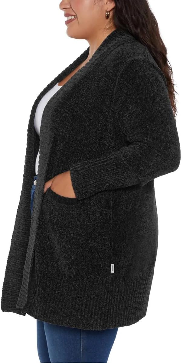 Orvis Womens Cardigan Sweater Chenille Pockets Soft Open-Front Midweight - Image 5