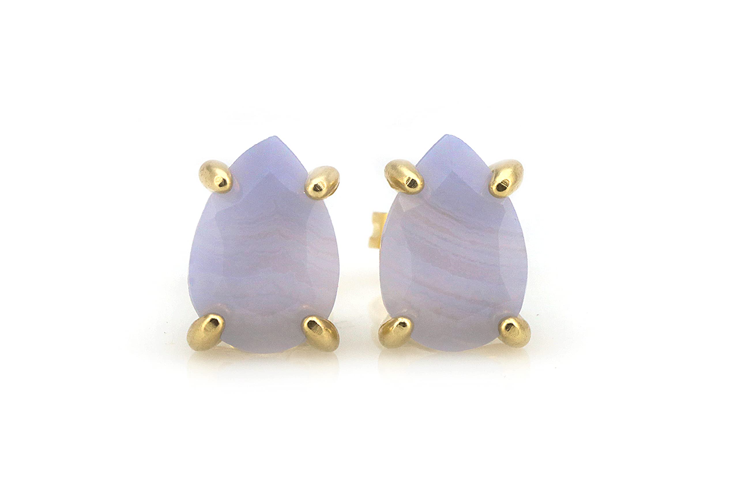 Unici Orecchini di Agata - Orecchini Chic di Gemme - Orecchini Artigianali per Donne - Orecchini da Sposa, Orecchini per Tutti i Giorni, Orecchini Gemme di Pera, Orecchini Regalo - con Scatola Regalo
