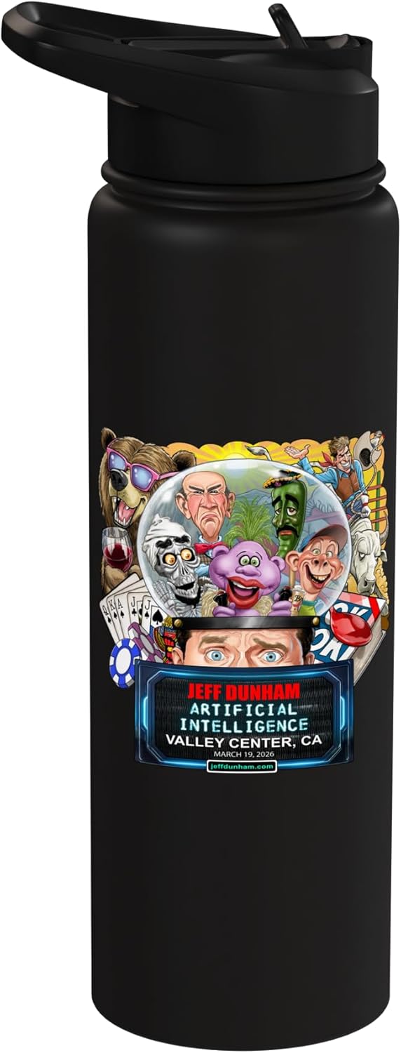 Jeff Dunham Valley Center, CA (2026) Stainless Steel Insulated Water Bottle