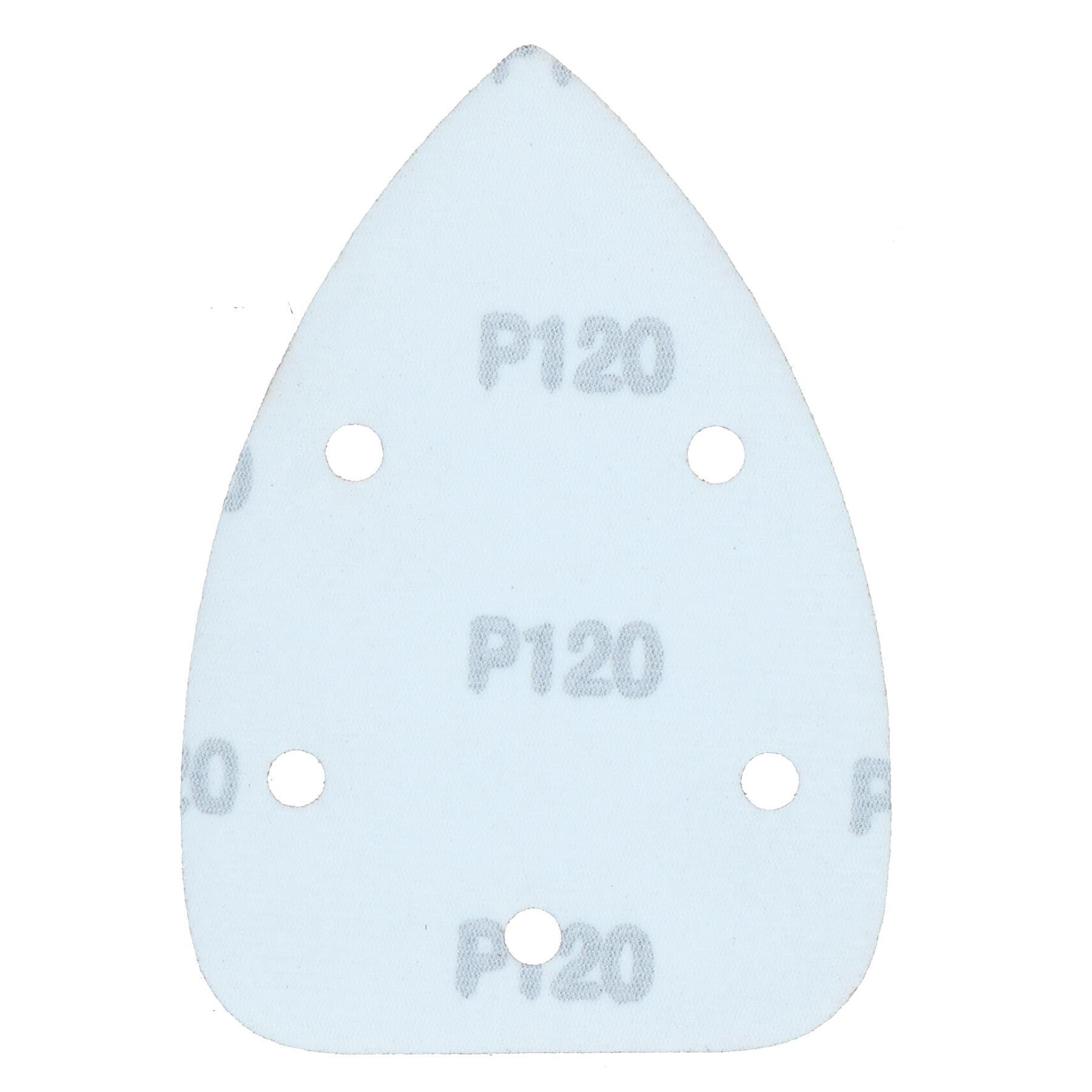Crochet &boucle Disques ponçage détail 140mm triangulaire 120grain amende 200pk