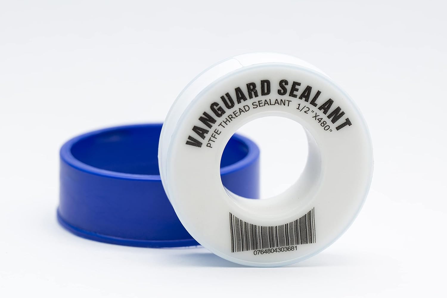 PTFE Plumbers Water Sealant Thread Tape 460" Length 1/2" Width White by Vanguard Sealants Perfect for Shower Heads and Pipe Threads