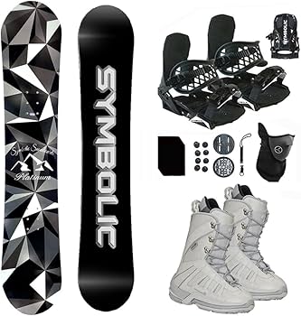 Amazon.com : Symbolic Platinum Kids 2025 Snowboard & Bindings