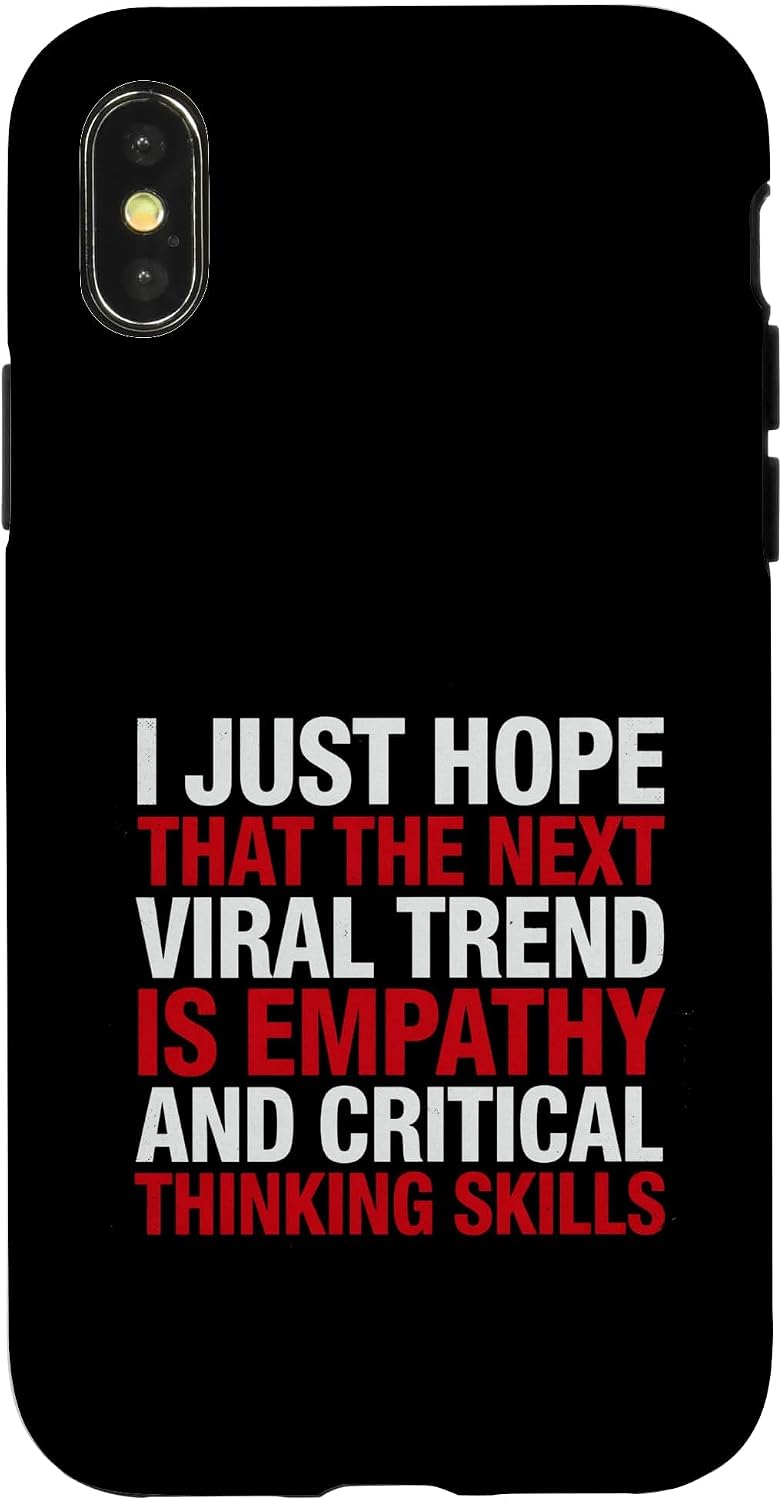 Hope the Next Viral Trend is Empathy and Thinking - Case for iPhone 14 image 4
