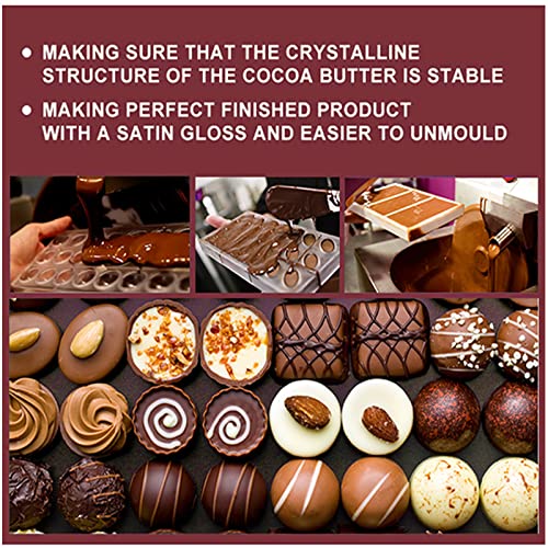 Máquina para derretir chocolate 24.5kg, 12.4L, 110V miniatura 5