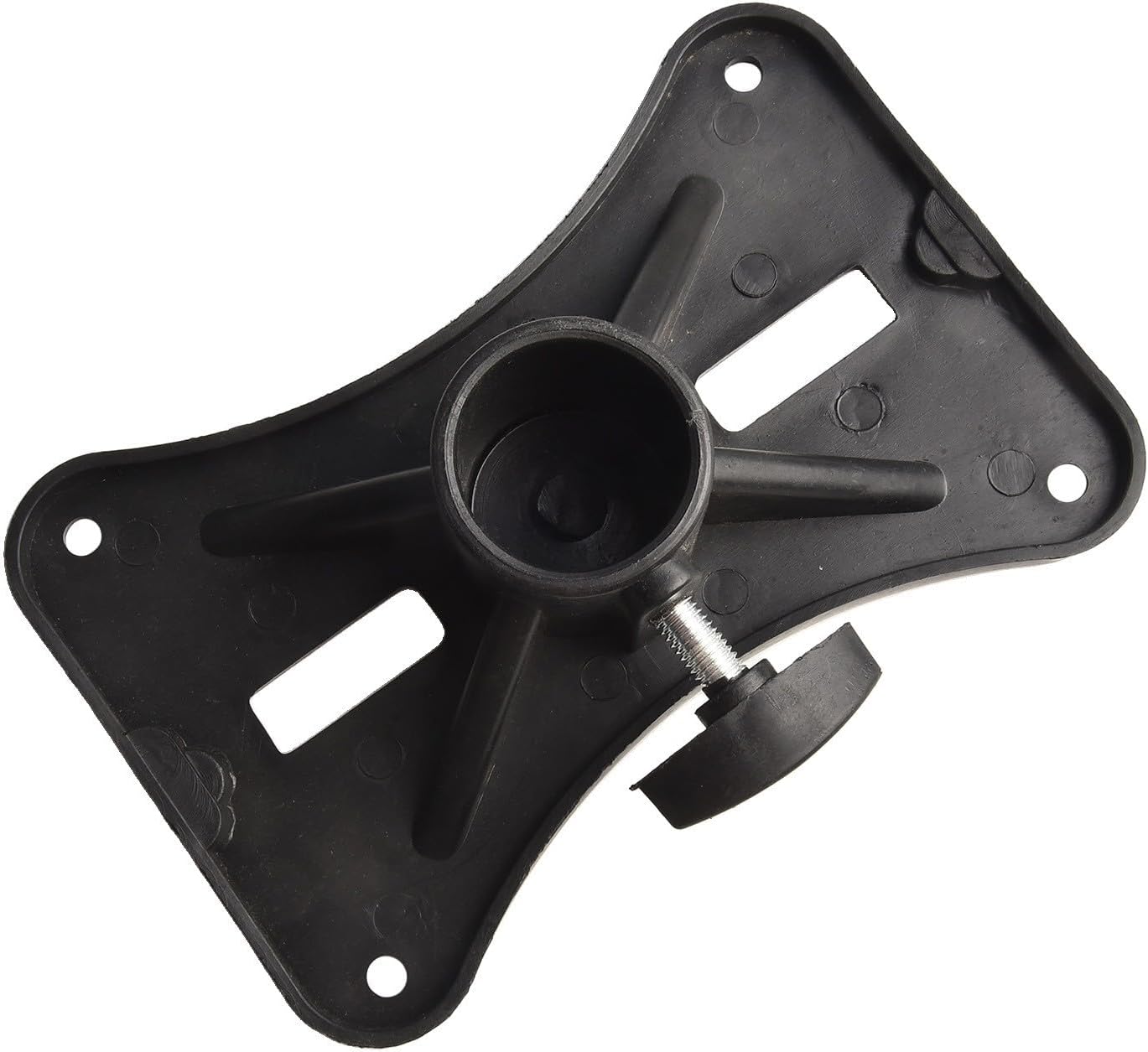 Plastic 35mm Rotatable Top Cap Mount Adapter for Tripod Pole Speaker Stands and DJ Audio Applications