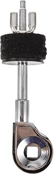 Cymbal Stacker Attachment for Drum Kit 6.3In Mini Boom Arm Holder Metal Percussion Instrument Part Lightweight Replacement with Shock Absorption
