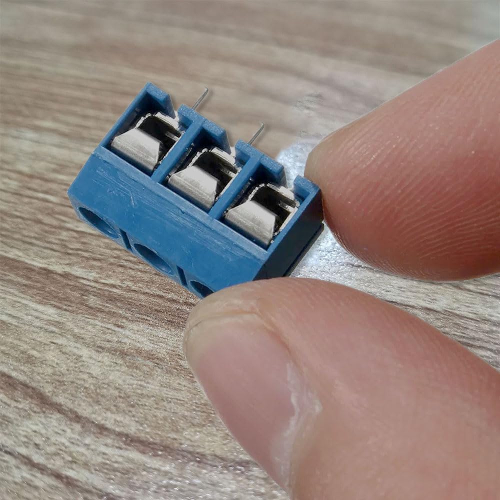 200 morsetti a vite da 5 mm, 2 pin/3 pin, PCB, morsetti a vite saldabili, 300 V, 16 A, per Arduino