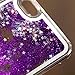 iPhone 6S/6,iPhone 6S Case,iPhone 6S/6 Liquid Case,NSSTAR Creative Design Flowing Liquid Floating Luxury Bling Glitter Sparkle Stars Hard Case for Apple iPhone 6S (2015)/iPhone 6 (2014),Stars:Purple