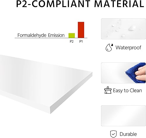 Miniatura 6 de Yaheetech Mesa auxiliar pequeña con estante de almacenamiento, mesa auxiliar delgada en forma de X de 3 niveles con revistero, sala de estar,