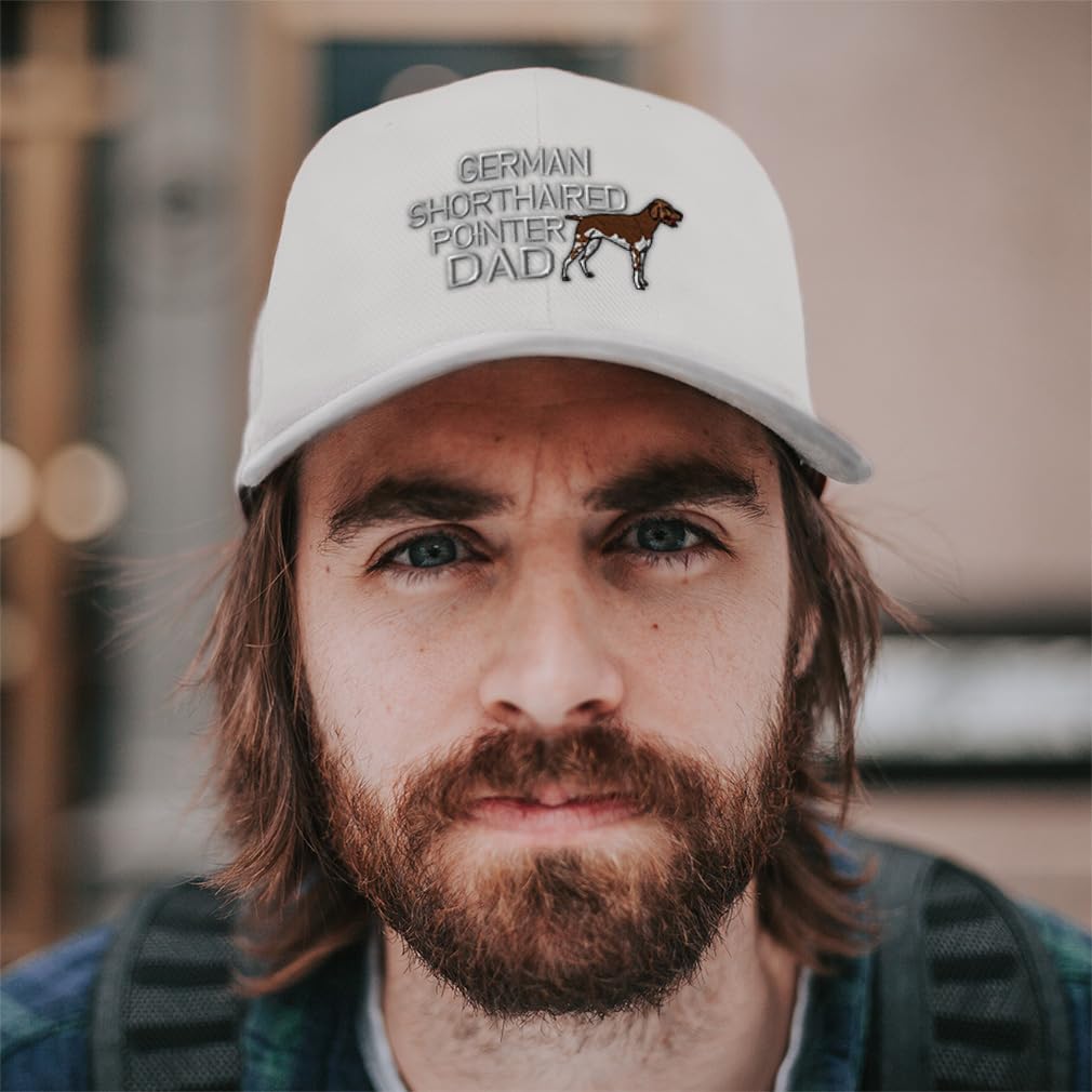 Custom Baseball Caps for Men & Women Embroidered German Shorthaired Pointer Dad Embroidery Acrylic - Image 2