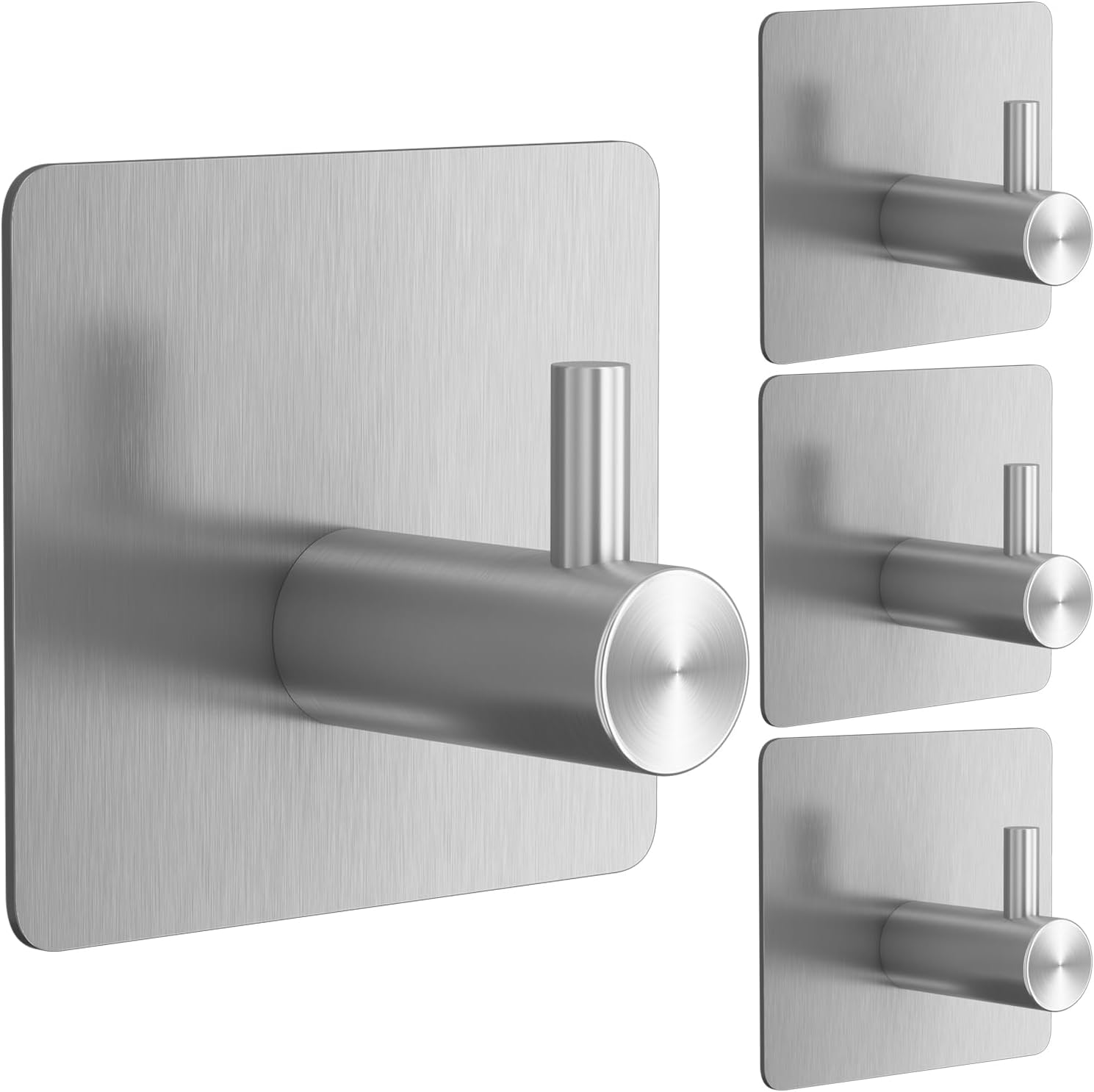 Amazon.com: suniya Towel Hook/Adhesive Hooks - 4 Pack Bath Towel Hooks ...