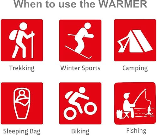 Miniatura 4 de Calentadores corporales, paquete de 17 paquetes, paquetes de calor para el cuerpo, almohadillas grandes de súper calentamiento desechables con