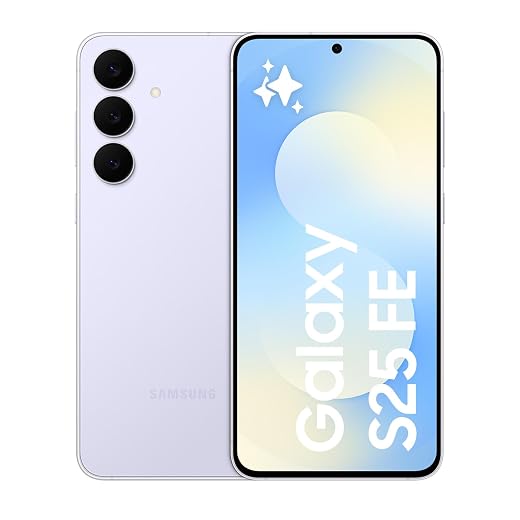 Samsung Galaxy S25 FE Smartphone AI, 3 anni di Garanzia del produttore, Display Dynamic AMOLED 2X 6.7'', Fotocamera 50MP, IP68, 8GB RAM, 256GB, Batteria a lunga durata, Icyblue [Versione Italiana]