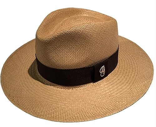 Gamboa Panama Hat Men And Women Fedora Borsalino And Gambler Straw Hat Sombrero Panama Hombre Y Mujer Brown #TOP9