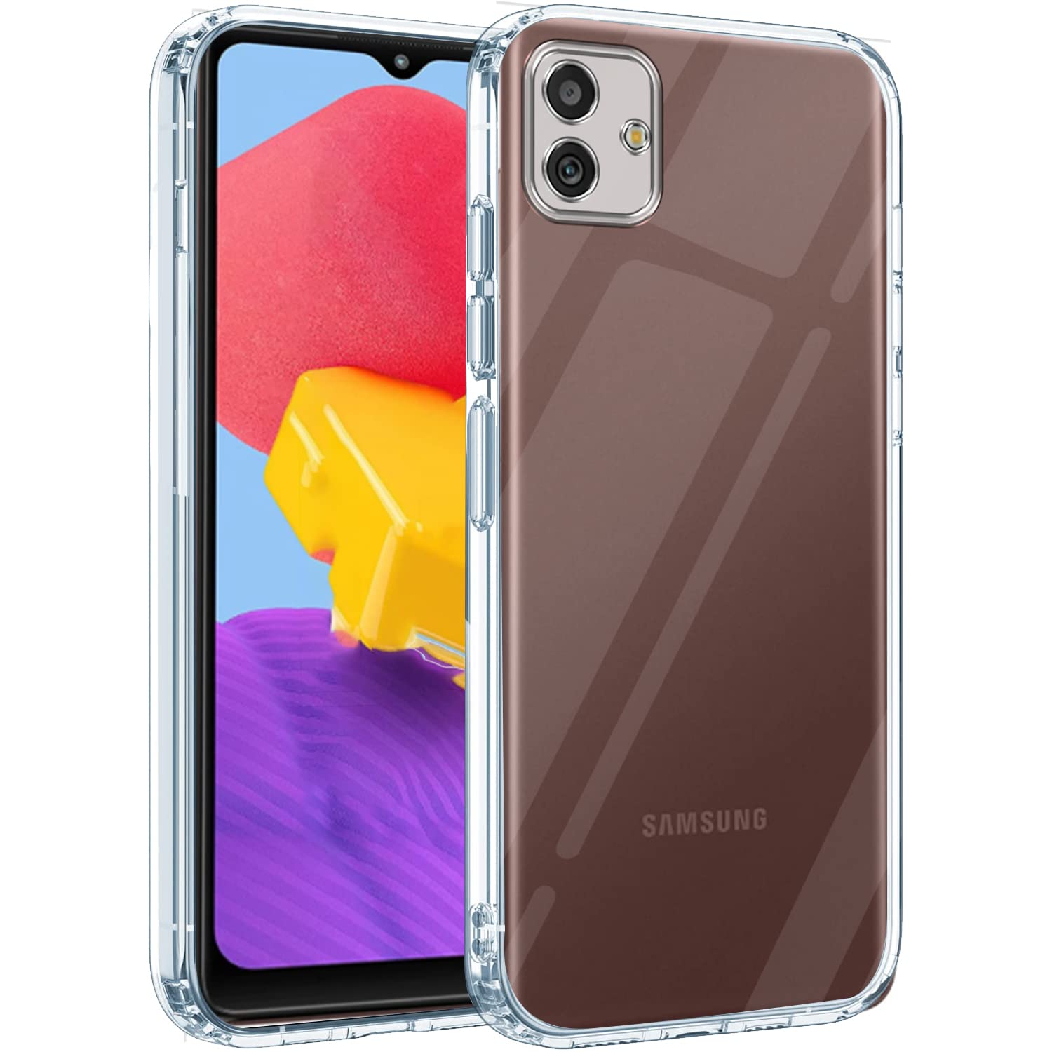 Jkobi Back Cover Case for Samsung Galaxy M13 5G (Silicone Crystal Clear | Pure Camera Protection | Soft and Flexible for Charger and Headphone sockets | Shockproof Bumpers | Transparent) (B0BT21MHDR) Amazon Price History, Amazon Price Tracker