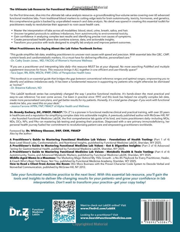 A Practitioner's Guide to Mastering Functional Medicine Lab Values - Hormonal Health & Balance: (Part 3 of 4) Panels for Reproductive, Adrenal, and Thyroid Function - Image 2