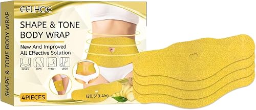 Shape & Tone Body Wrap Patches, Natural Herbal Patches for Belly, Hips, Thighs & Legs