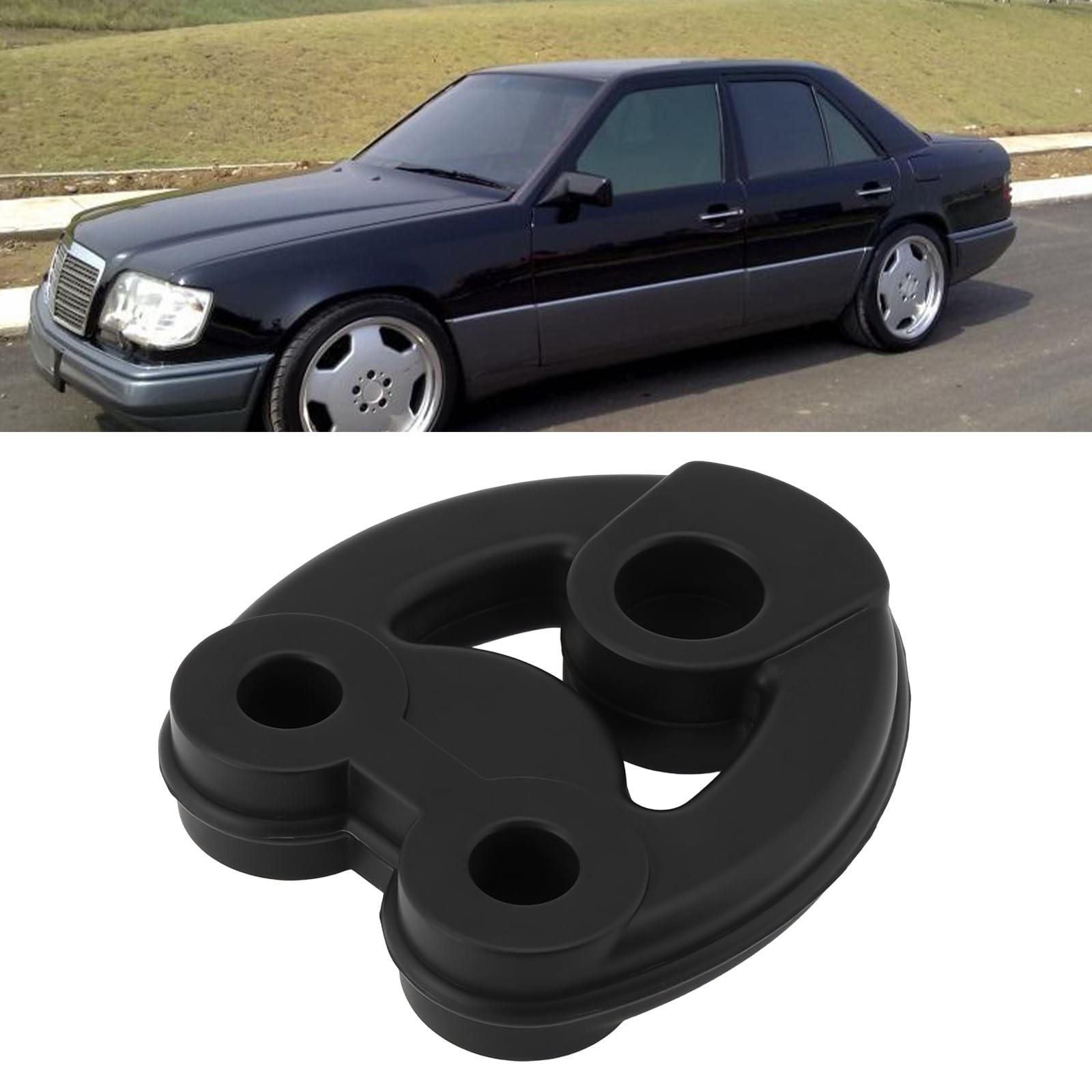 SG Store 2X Auspuff Schalldämpfer Gummi Aufhänger Halterung Kompatibel mit Mercedes W124 S124 C124 Ersatz 2014920044 2014920116
