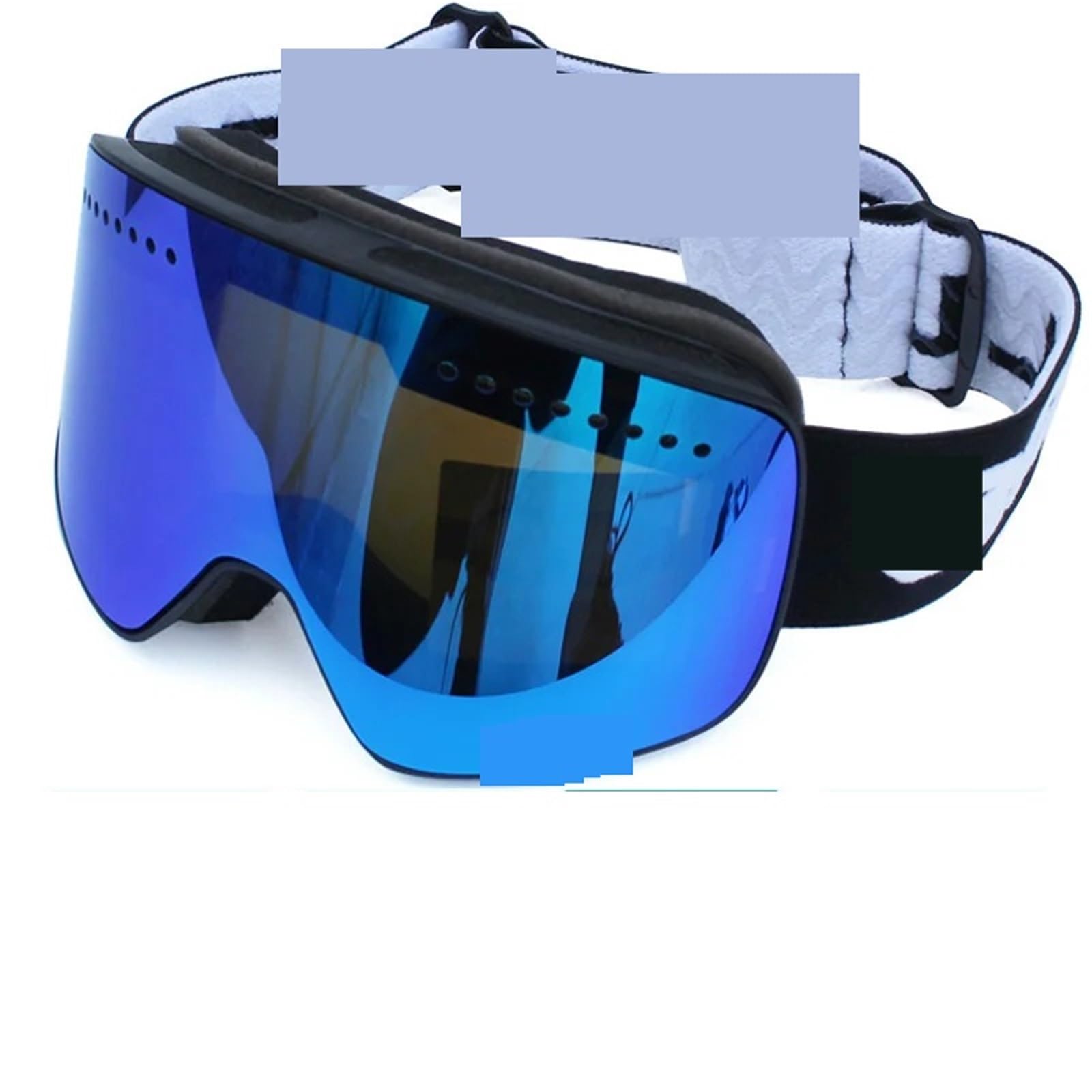Occhiali da Sci Ski Goggles with Magnetic Double Layer Polarized Lens Skiing Anti-fog Snowboard Goggles Men Women Ski Glasses Eyewear case